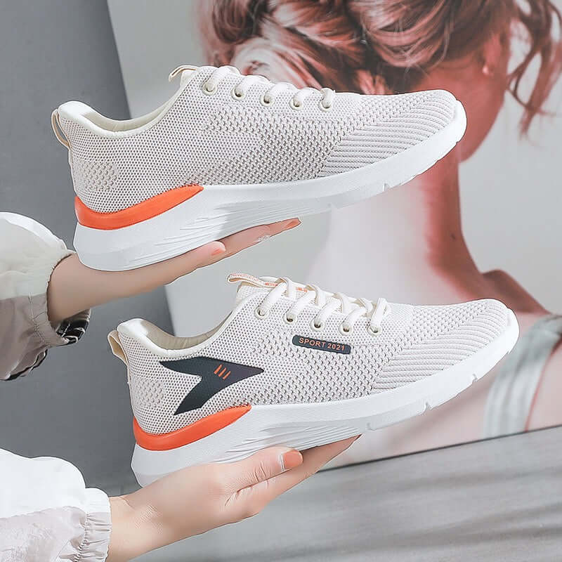 Women's Sneakers - Breathable, Sporty & Lightweight Casual Running Shoes