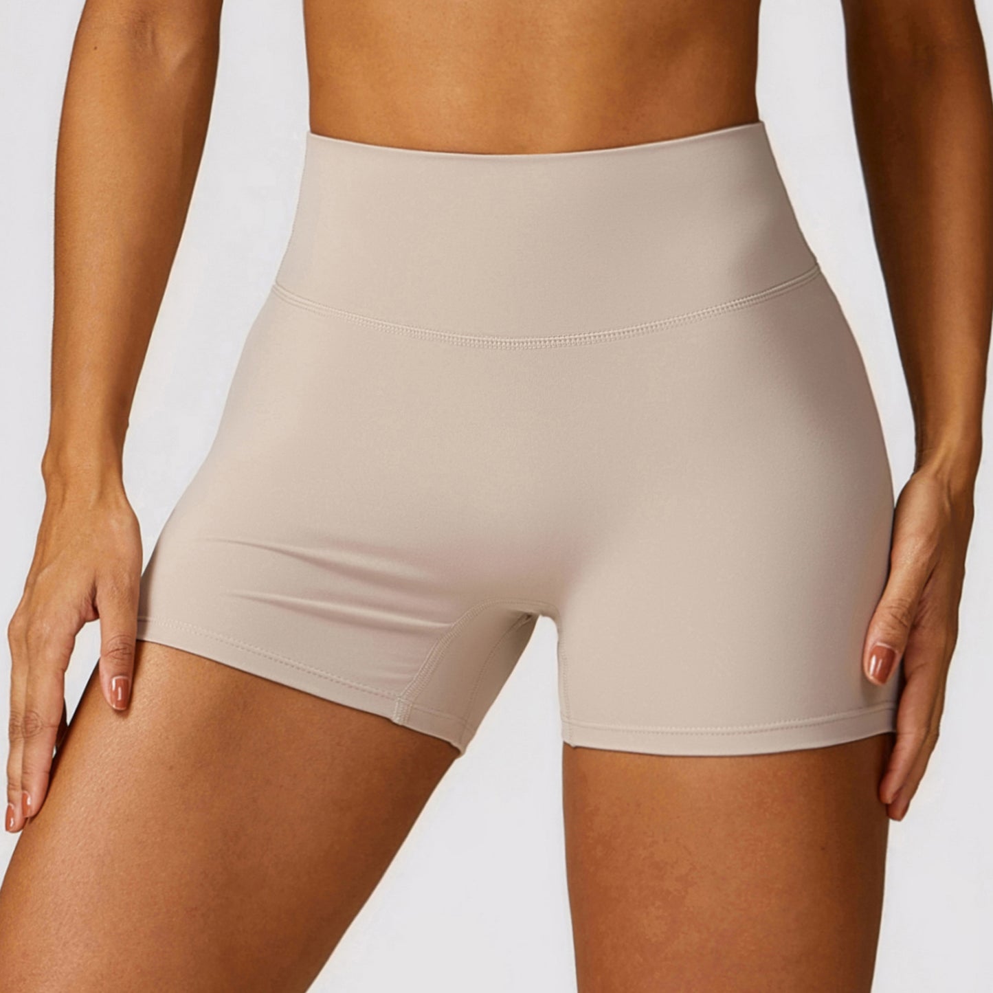 Sexy High Waist Tight Fit Yoga Shorts - Cinching Belly, Peach Lifting Buttocks, Running + Fitness 🧘‍♂️🏃‍♀️