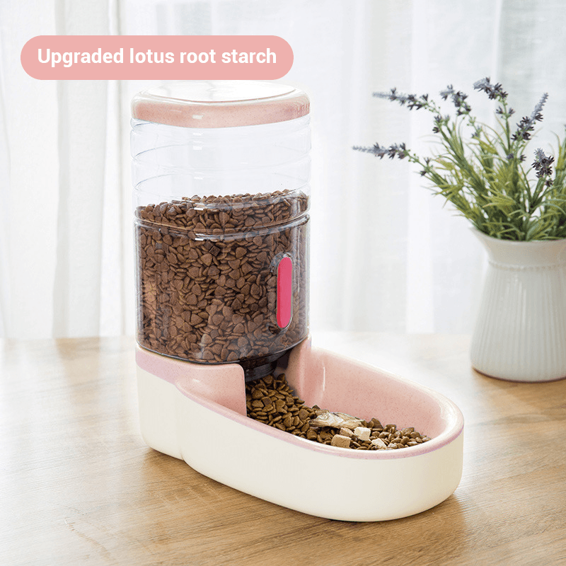 Stylish Automatic Pet Feeder Water OR Food Dispenser - EX-Large Capacity Smart Gravity Fed Design 🦮🐈‍⬛️
