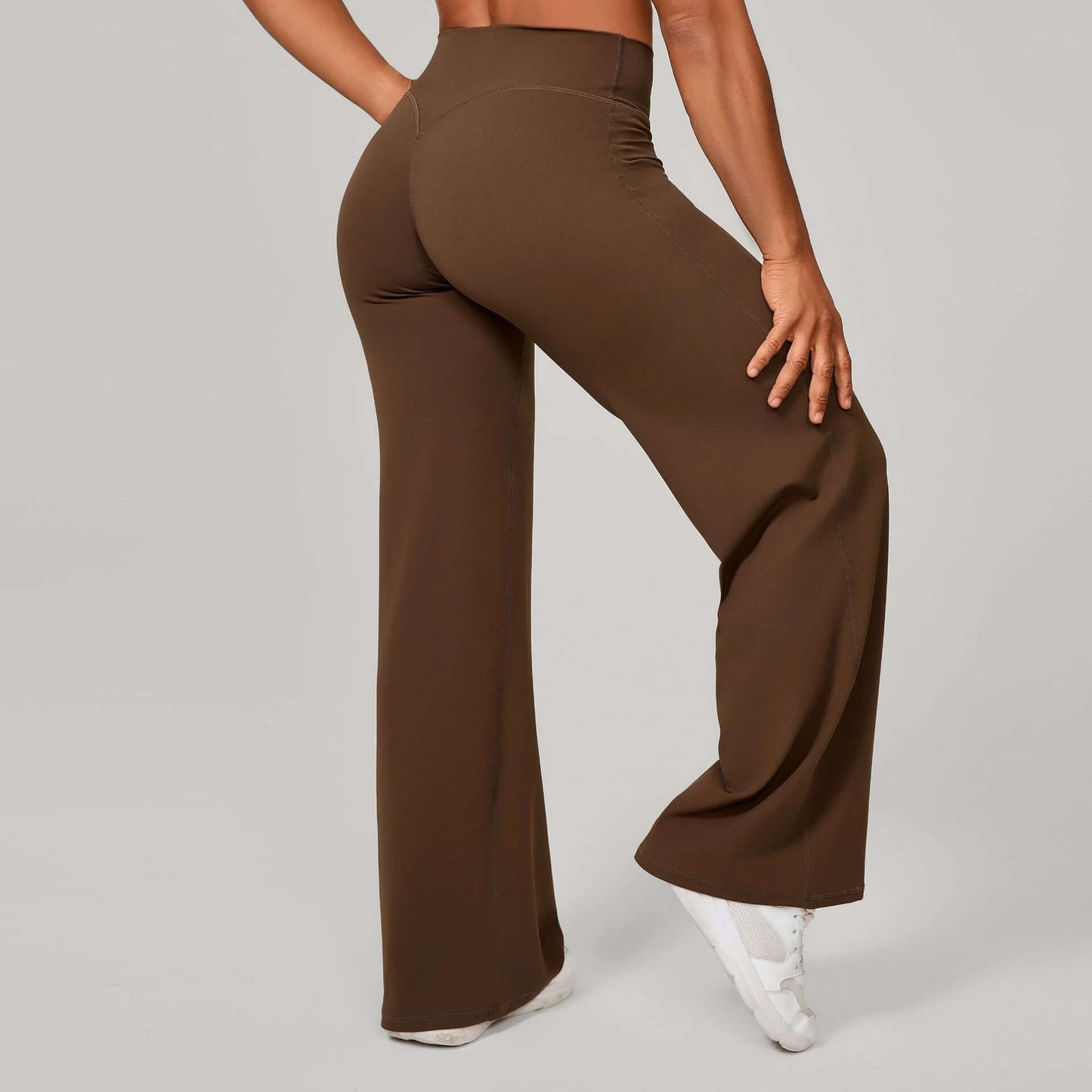 Women's High-Waisted Straight Leg Yoga Pants - Chic Sports Fashion in Massive Color Selection ! 🌈