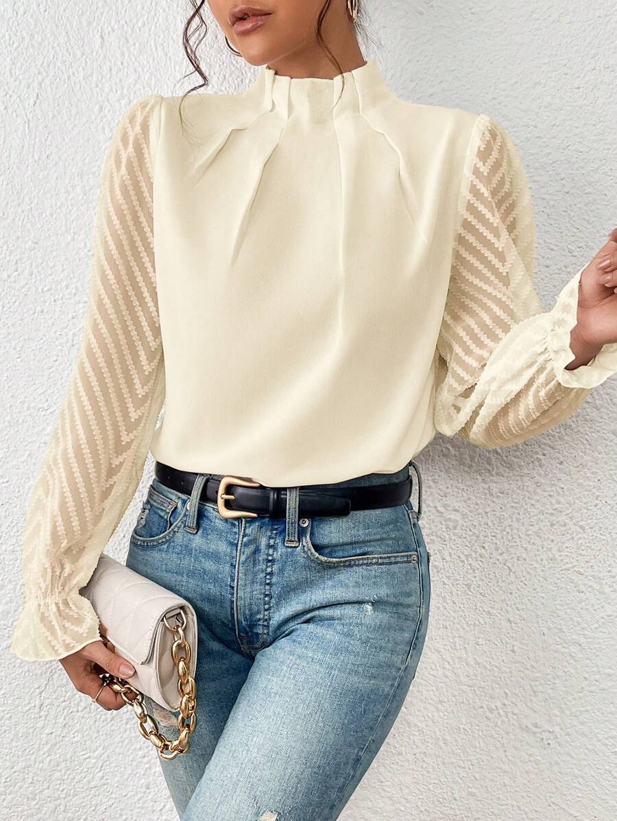 Women's Stunning New Autumn & Winter Long Sleeve Top with Beautiful Sleeve Design, Great Autumn Colors ! 🍁