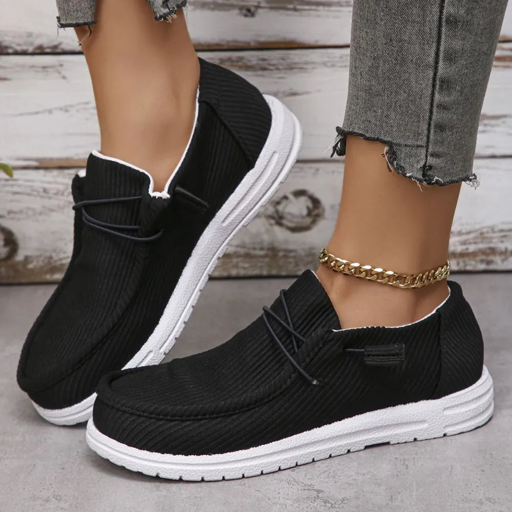 Women's Gorgeous Round Toe Canvas Sneakers in 7 Beautiful Color Options 🌈