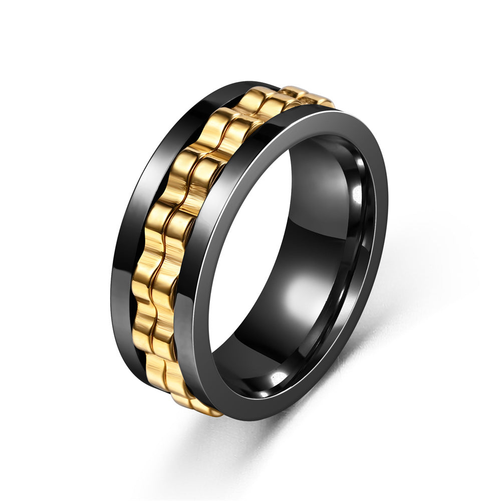 Exclusive Stainless Steel Unique Stress-Relief Ring - Anti-Anxiety Gear