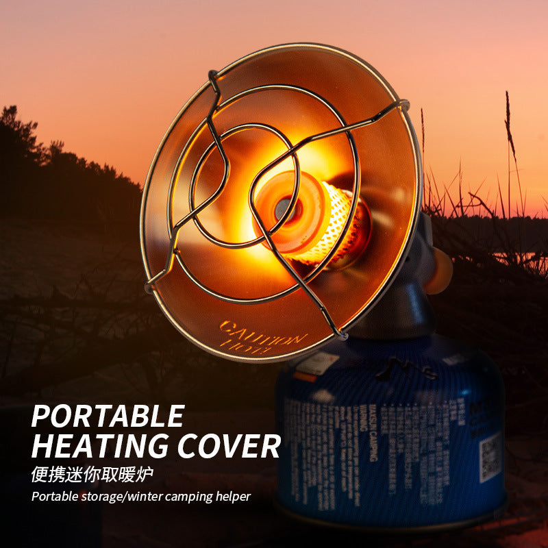 Outdoor & Camping Gas Heater and Warmer - Portable Piezo Ignition, Carry Case Included