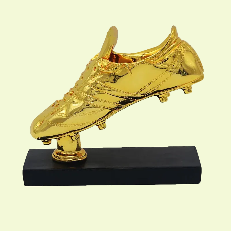 Golden Boot Trophy - GIFTABLE ⚽️🎁 Durable Resin Football World Cup Fan Souvenir and Recognition Award