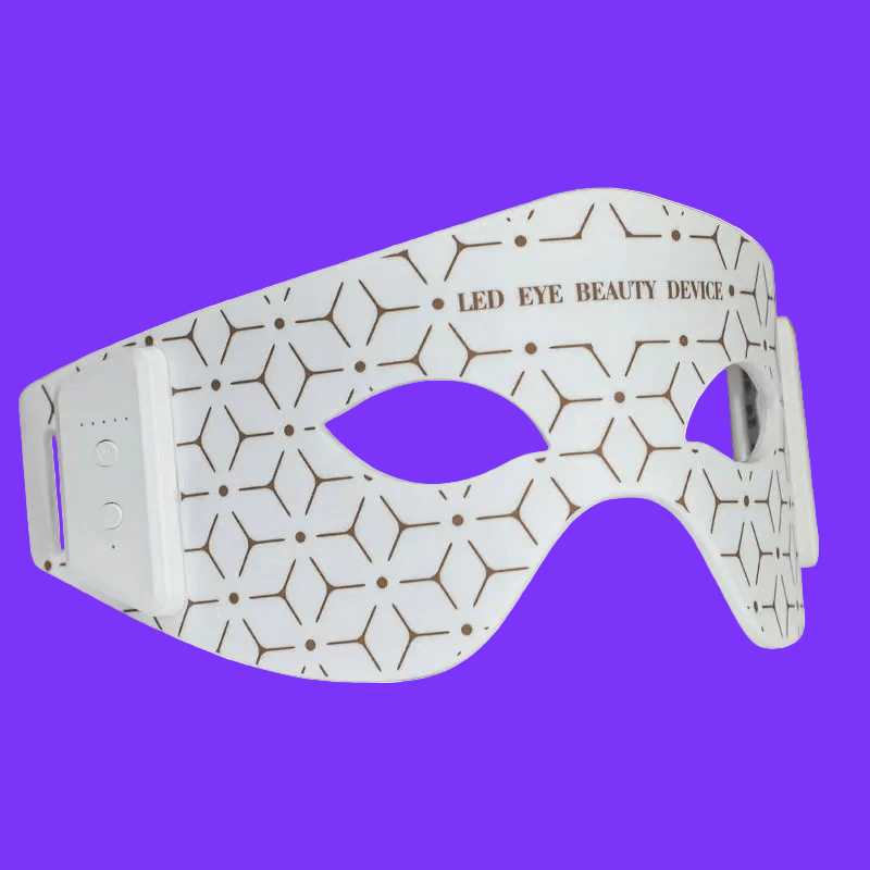Portable LED Red & Infrared Eye Massager - Pampering Silicone Eye Mold Facial Care Device