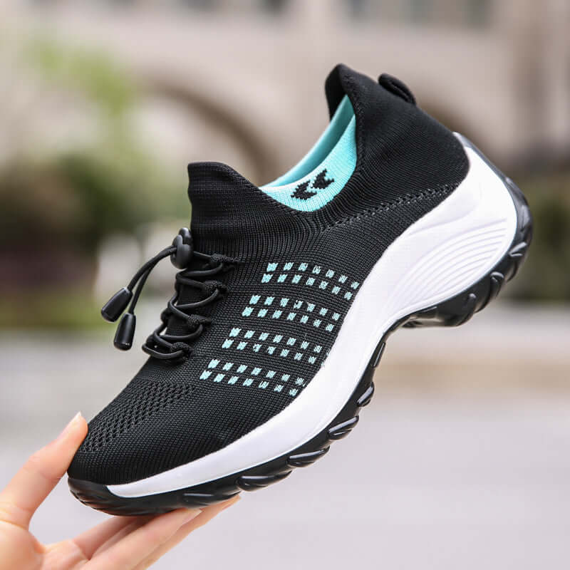 Unisex Trendy Mesh Knit Sneakers - Breathable Athletic Shoes in Snazzy Colors 🌈