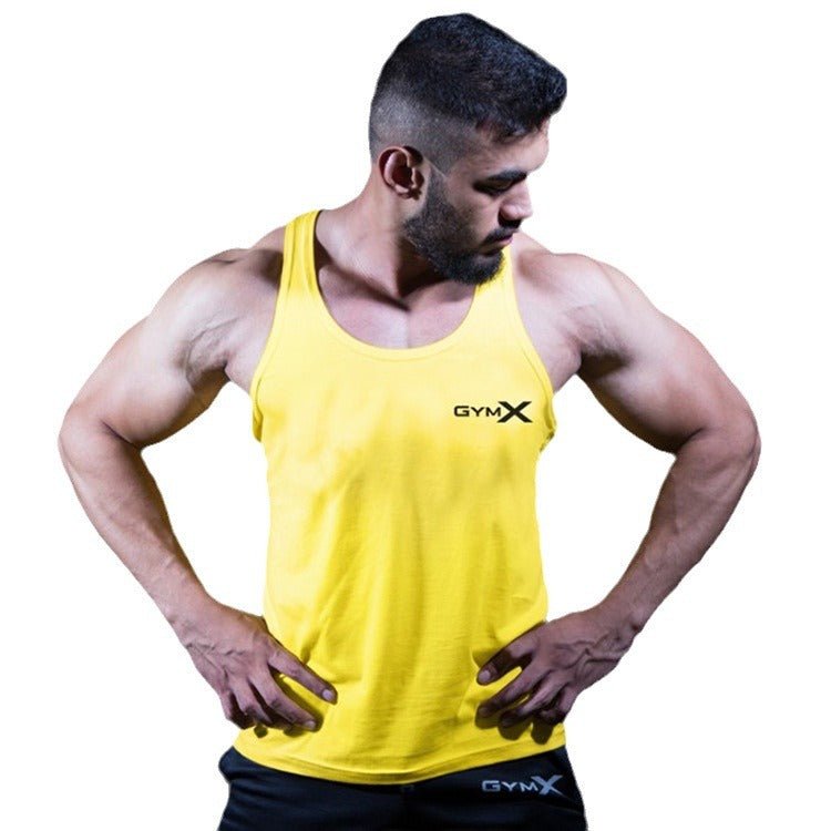 Men's Popular Fitness Tank Top - Printed Gym X Graphic Quick Drying 💪
