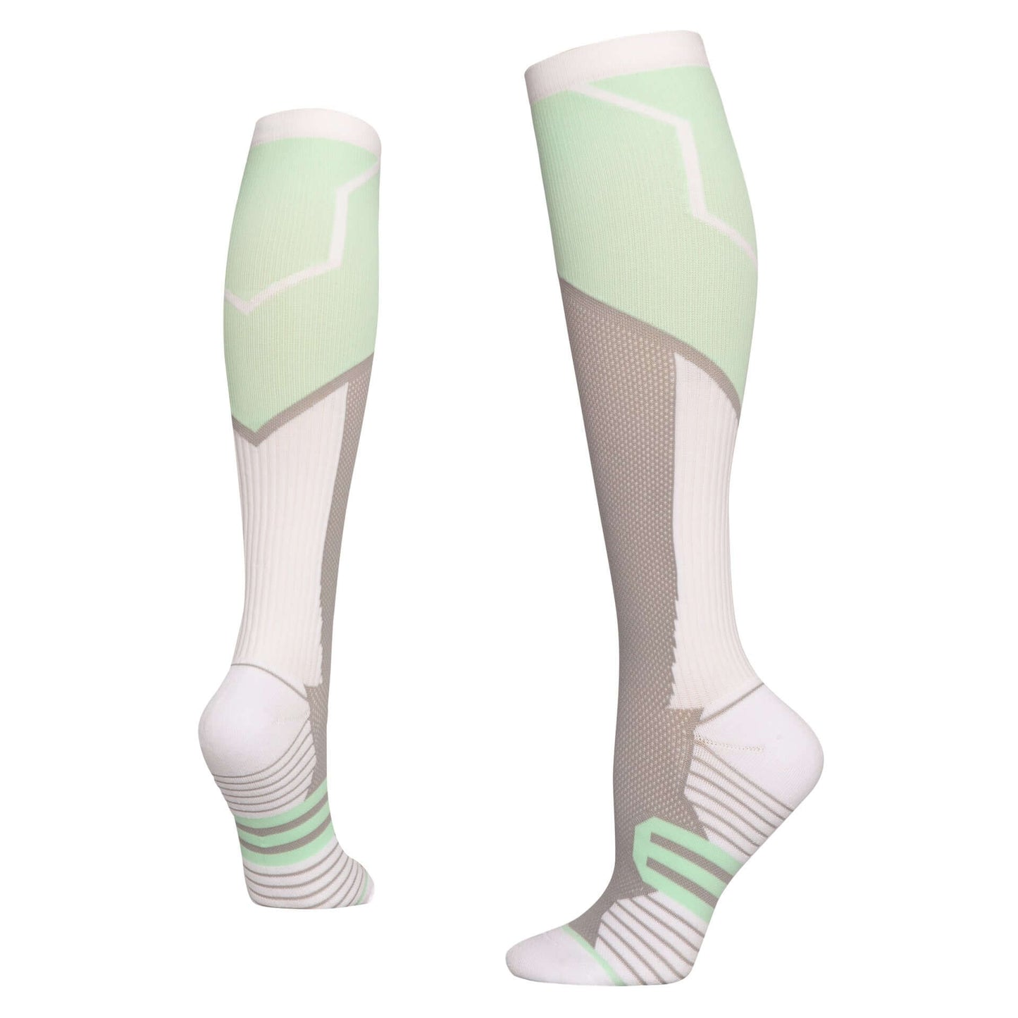 Athletic Over the Calf Sports Pressure Socks - Anti-Slip, Sweat Absorbing & Anti-friction