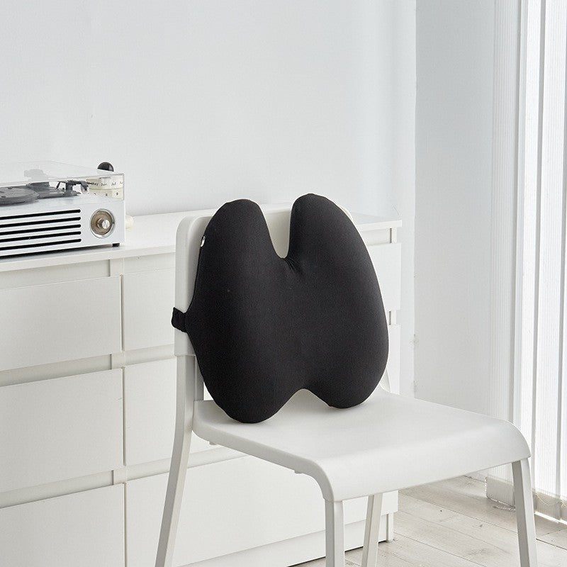 Extra Dense Lumbar Pillow - Patented Ergonomic Multi-Region Firm Back Support for Lower Back Pain
