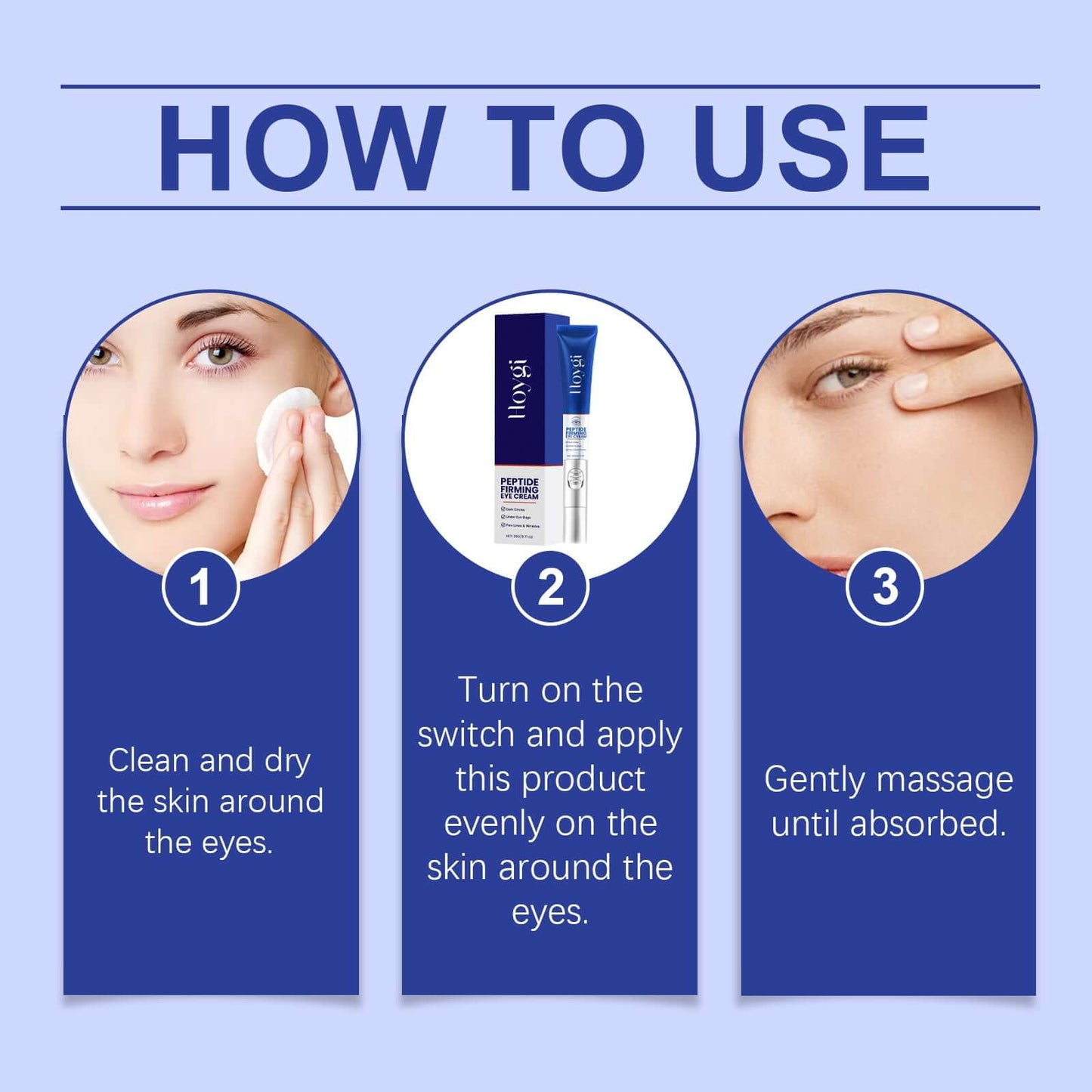 Popular Electric Peptide Firming Eye Cream - Moisturizing & Nourishing - Tighten Skin, Improve Elasticity 😍