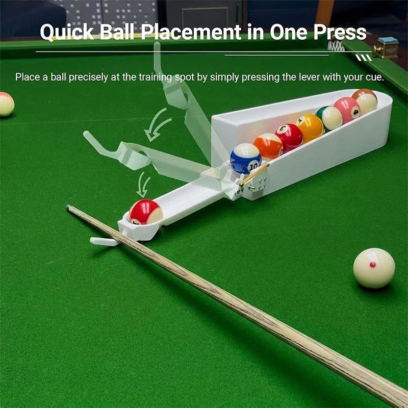 Creative Design Pool Ball Alignment Stand - Portable Snooker Training Aid & Billiard Holder