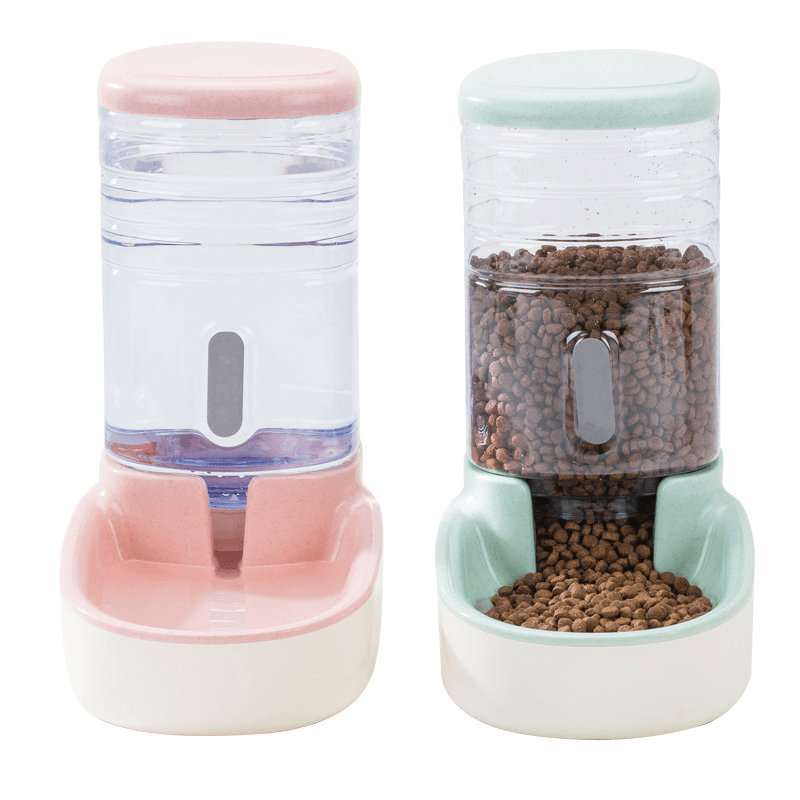Stylish Automatic Pet Feeder Water OR Food Dispenser - EX-Large Capacity Smart Gravity Fed Design 🦮🐈‍⬛️