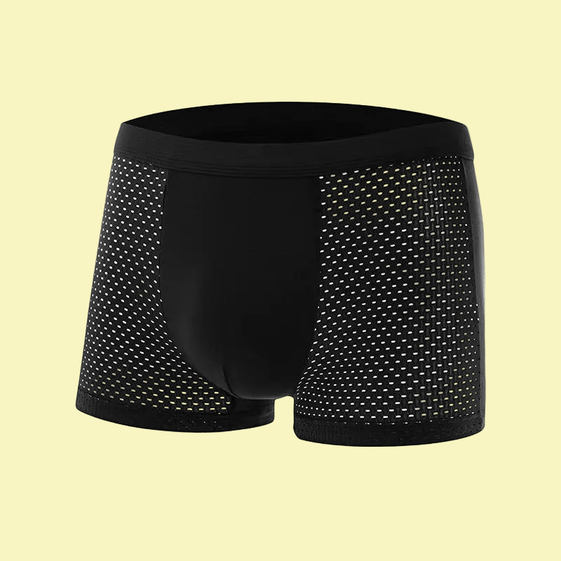 Men's Solid Ice Silk Antibacterial Underwear - Popular Sporty Breathable Comfort 🩳