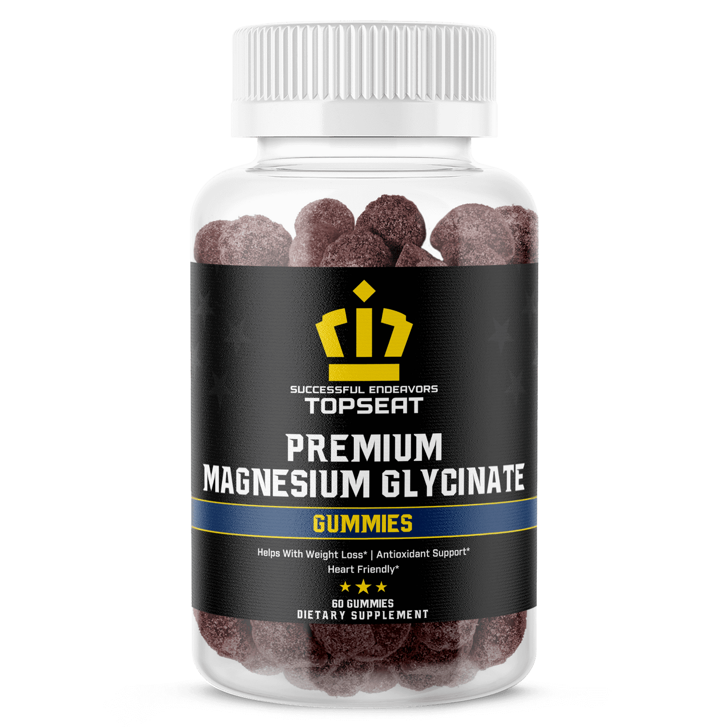Topseat Premium Magnesium Glycinate Gummies