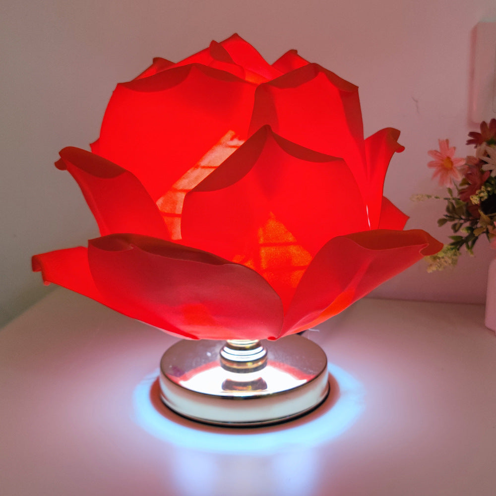 Absolutely Gorgeous Large Lotus Flower Lamp - Romantic Bedside & Wedding Decor 🪷😍 STUNNING !