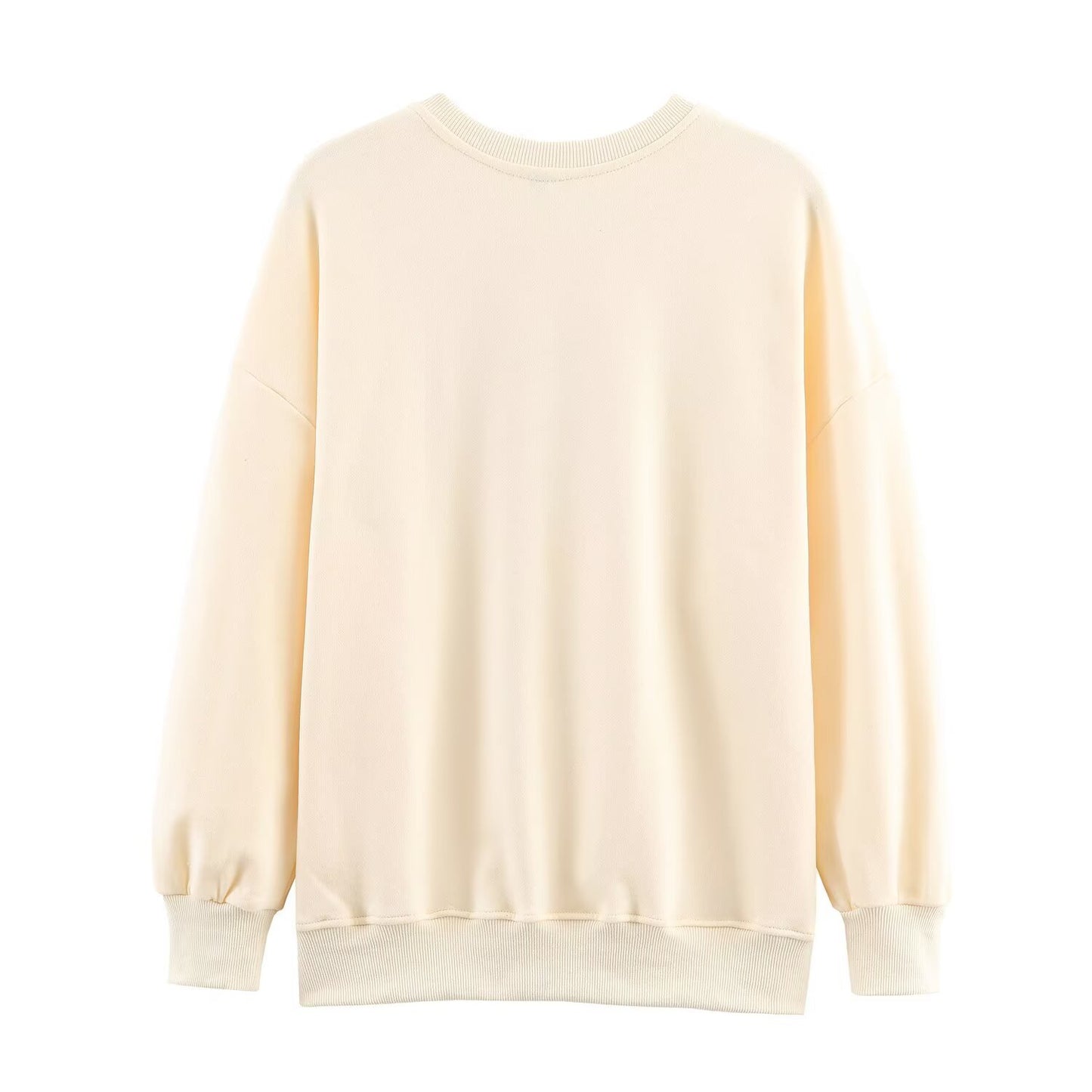 Women's Classy Trendy 'SOHO' New York Sweatshirt - Dazzling Ivory Polyester Pullover ♨️🗽