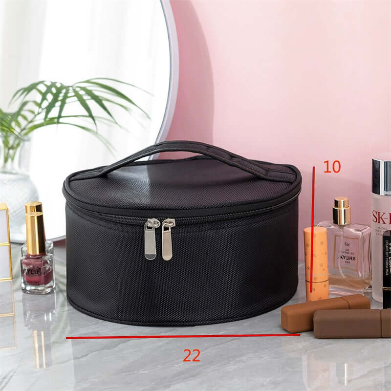 Hip Design Circle Cosmetic Bag - Large Capacity Storage and Commuter Tote ❣️