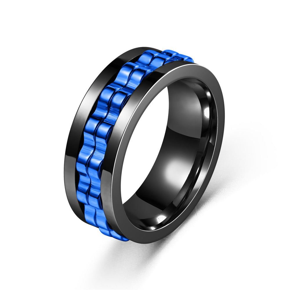Exclusive Stainless Steel Unique Stress-Relief Ring - Anti-Anxiety Gear
