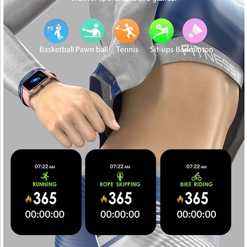Endless Features Bluetooth Calling Smart Watch - Full Touch Bracelet All Fitness Features + Calling & Social Media 🤓