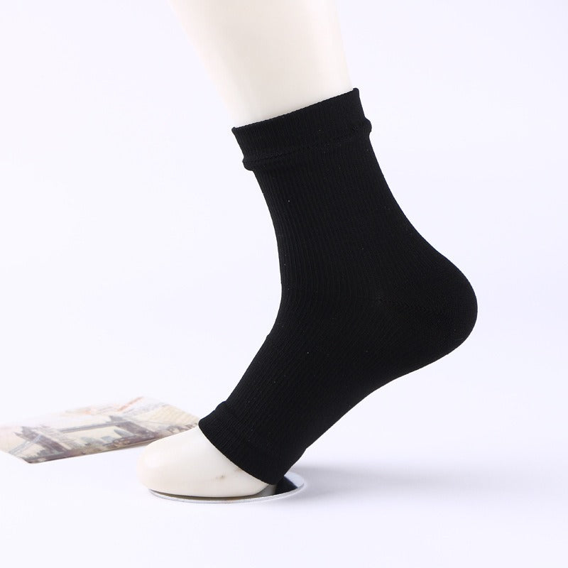 Sporty Unisex Nylon Compression Socks for Ankle Protection, Single Pair 🧦