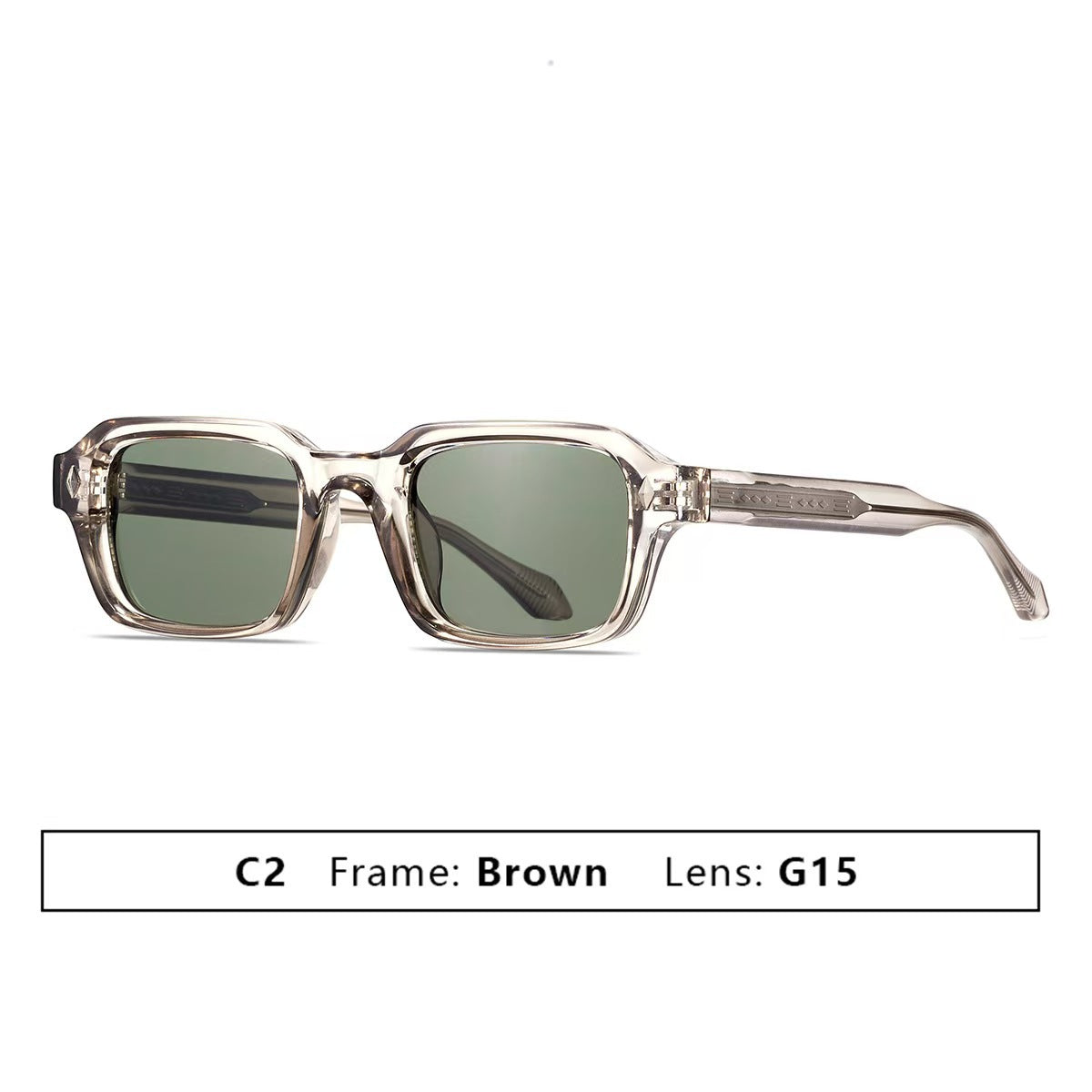 Popular Hip Square Frame Sunglasses UV400 - Perfect Year Round Accessory ! 😎