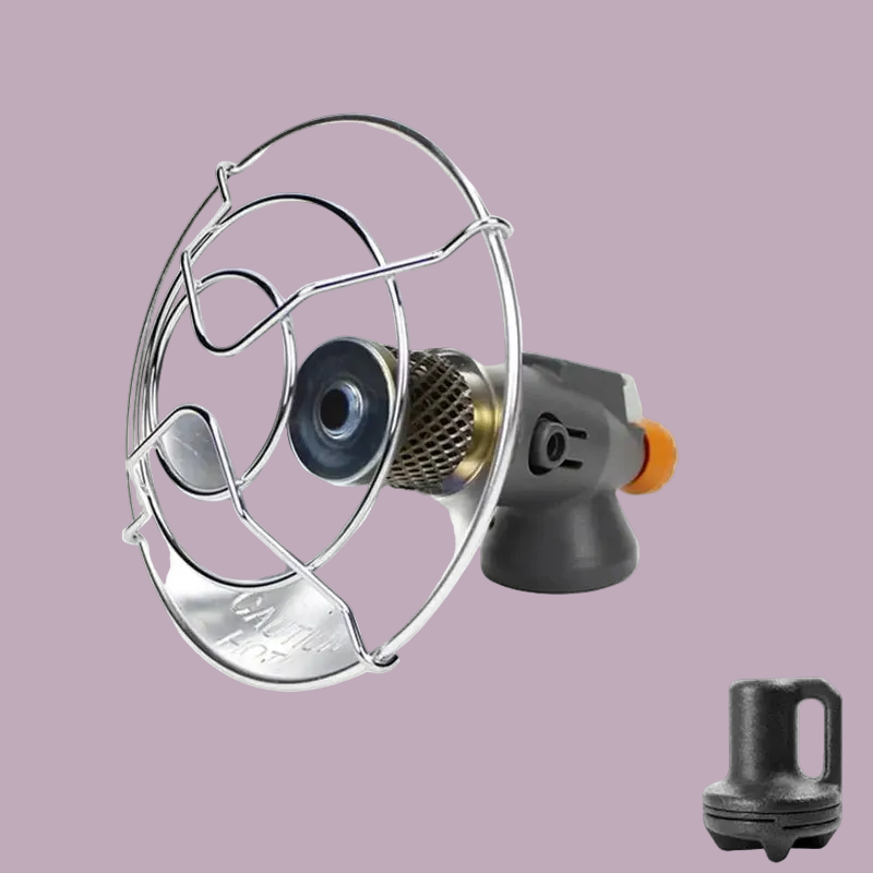 Outdoor & Camping Gas Heater and Warmer - Portable Piezo Ignition, Carry Case Included