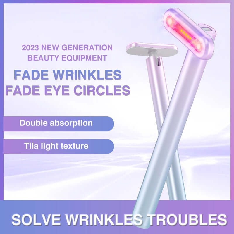 Portable Rechargeable Electric Eye Massager with Microcurrent - Suppress Eye Circles & Wrinkles ! ❣️