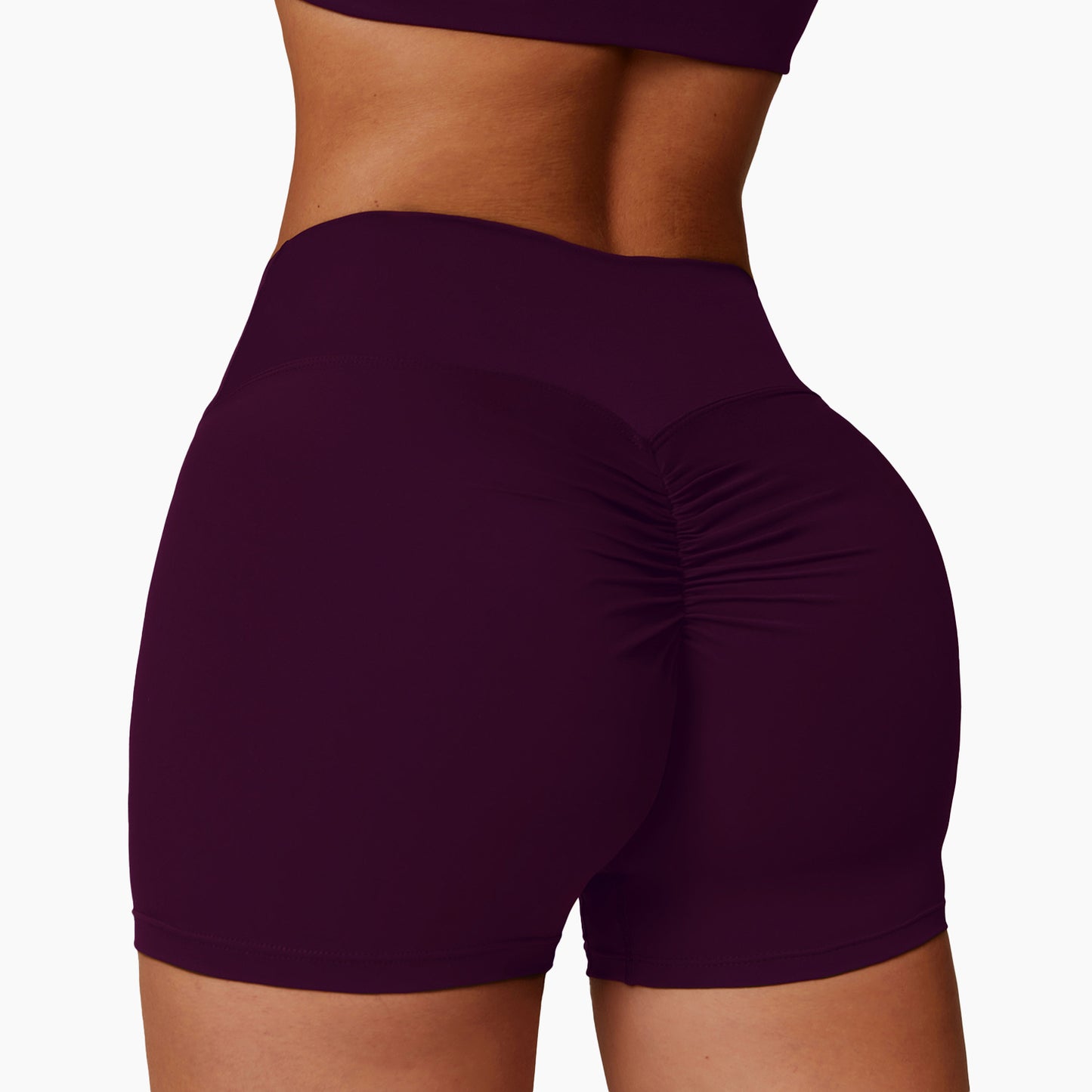 Sexy High Waist Tight Fit Yoga Shorts - Cinching Belly, Peach Lifting Buttocks, Running + Fitness 🧘‍♂️🏃‍♀️