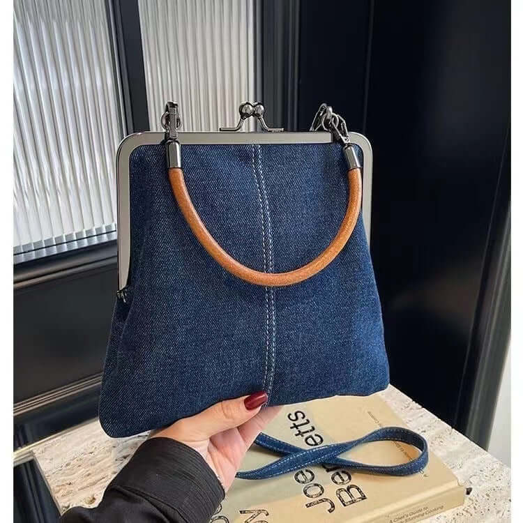 Women's Chic Denim Small Cross-body & Handbag - Popular Trending Best Seller !🏆