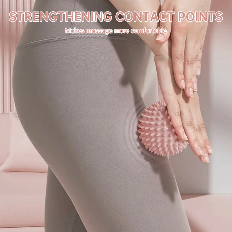 Durable Sport Massage & Pain Relief Ball - Spiky Design for Myofascial Release, Muscle Recovery, Deep Tissue Work & Trigger Points