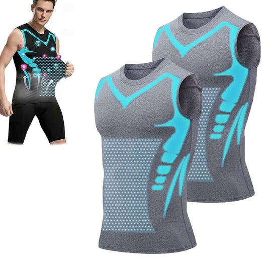 Quick-dry Men's Fitted Sports & Fitness Vest 💪 Sleeveless Elastic Breathable Moisture-wicking