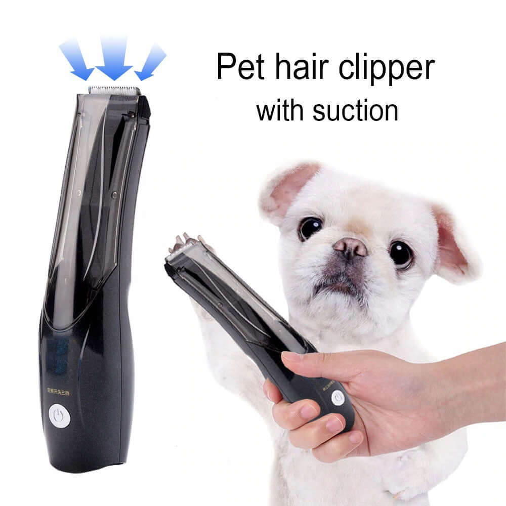 Automatic Hair Clipper for Dog or Cat with Accessories - Ceramic Blade High Speed Suction 🦮🐈