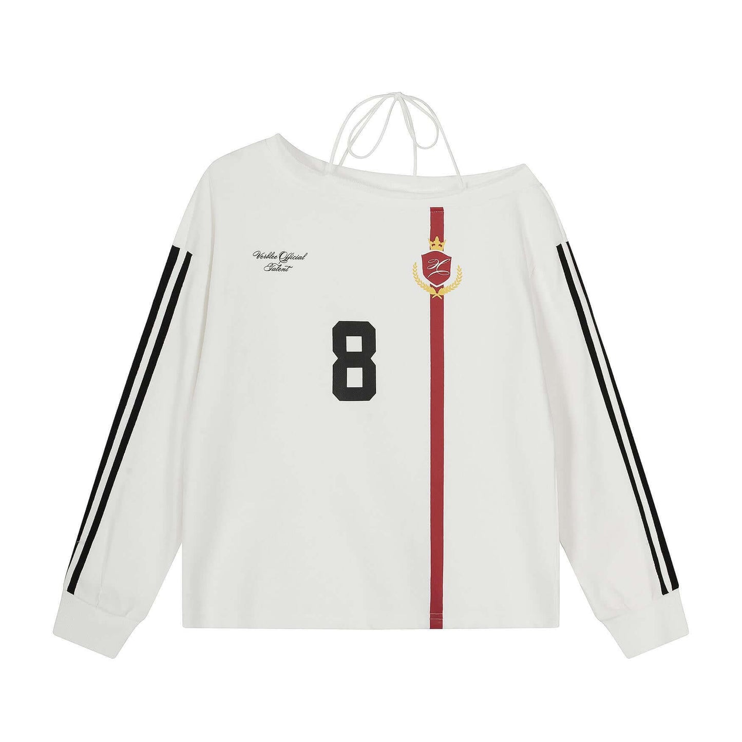 Lightweight Sports Sweatshirt - Unisex Sloping Collar Cotton-Polyester Woven Jersey Style