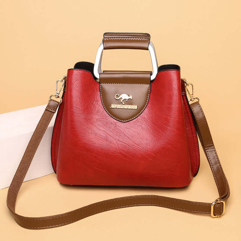 Women's Unique Design Shoulder Tote Bag - Large Capacity & Reinforced Double Handle 👜