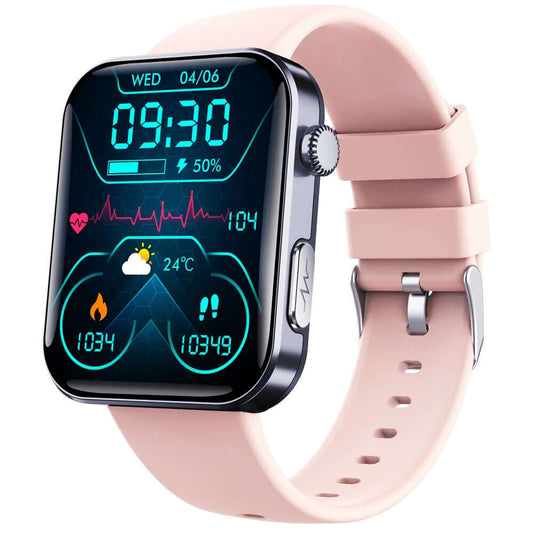 Fitness Lover's Essential ! - F300 Smartwatch ECG - Monitors Heart Rate, Blood Pressure, Body Temperature, Step Count