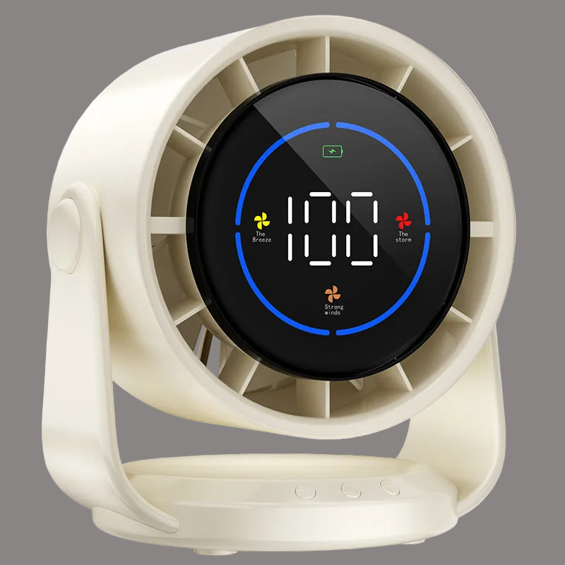 Hip Design Turbo Desktop Fan for Home - 100 High-Speed Circulating Settings Turbo Airflow