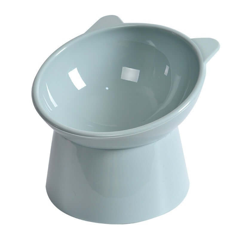 Smart Design Elevated Pet Feeding Bowl with Tilted Neck Protection, Anti-Tip Plastic Bowl Food & Water 🦮🐈