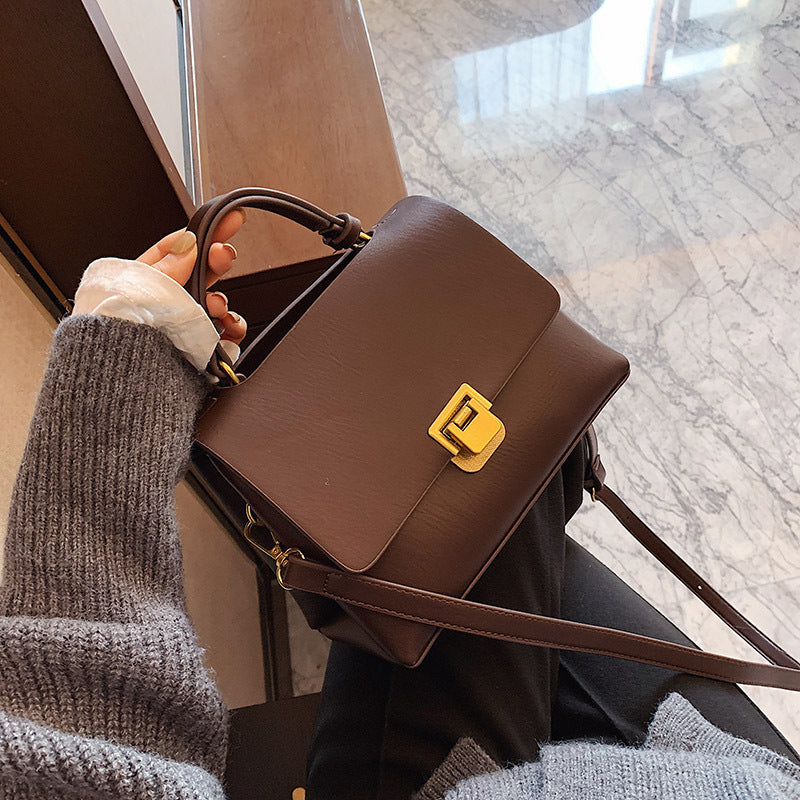Women's Petite Single-Shoulder Crossbody Handbag 👜 Lovely Small Square Bag in Four Color Options