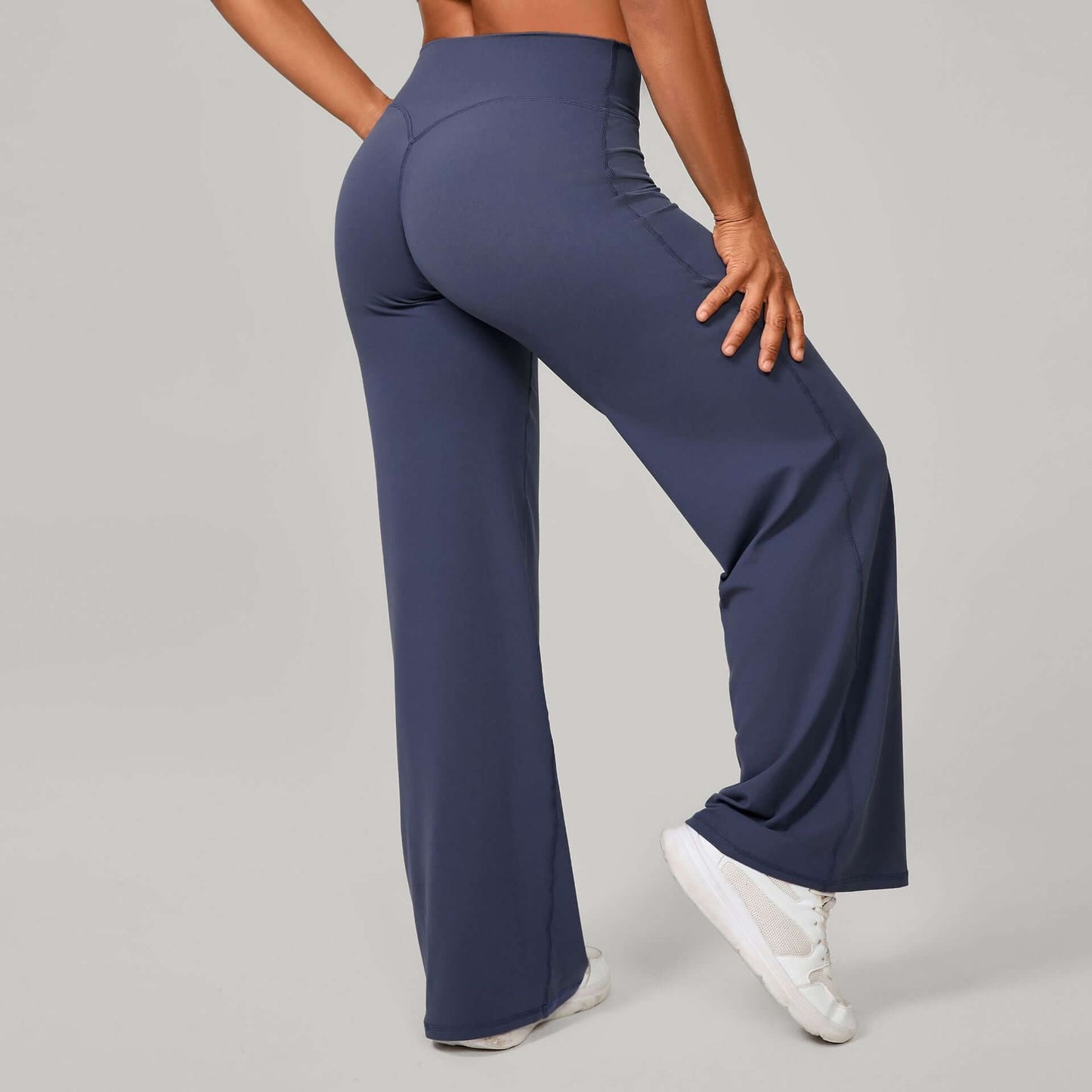 Women's High-Waisted Straight Leg Yoga Pants - Chic Sports Fashion in Massive Color Selection ! 🌈