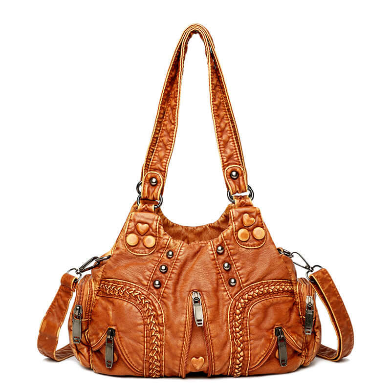 Vintage Women's Soft PU Handbag 👜 Large Capacity Single Shoulder Crossbody Bag