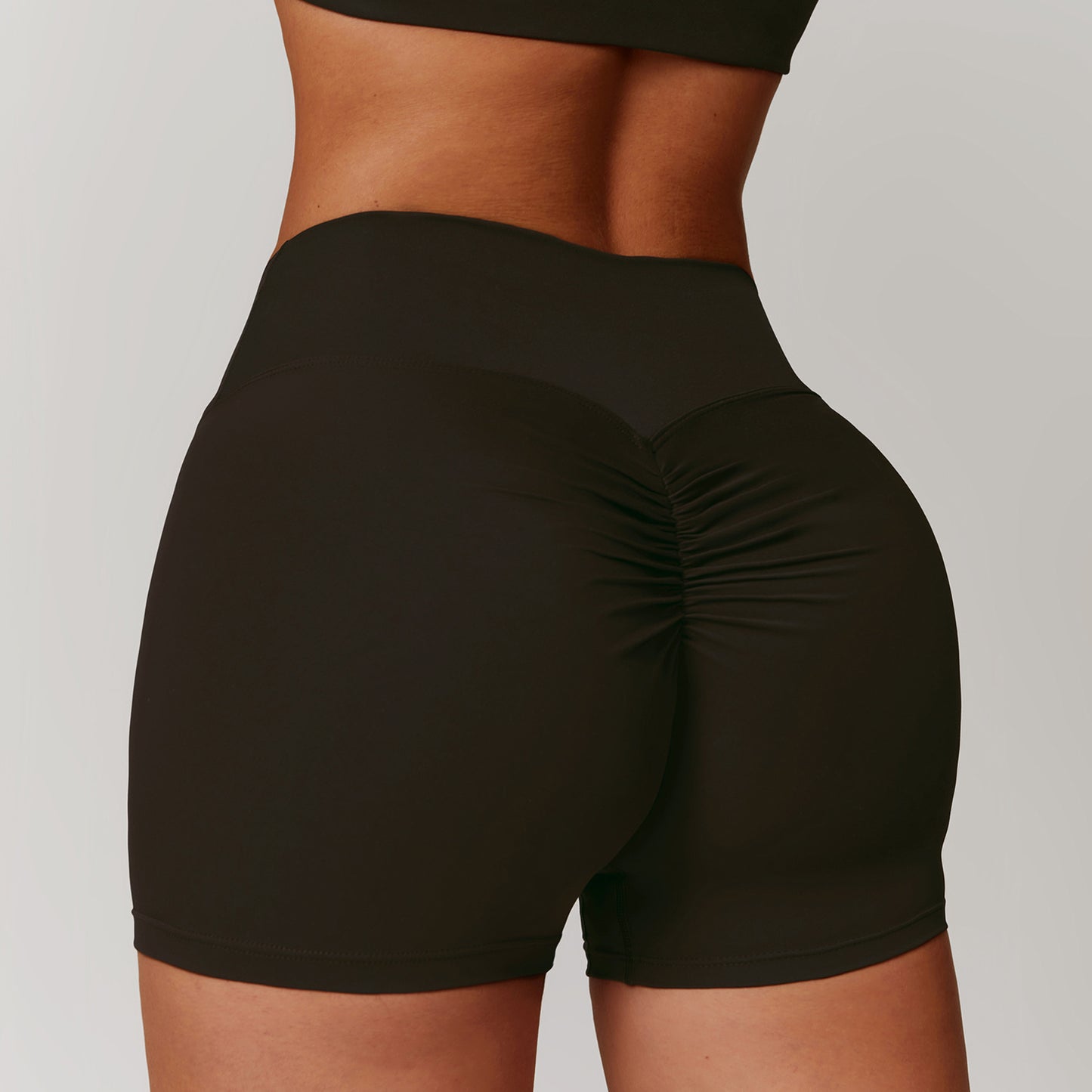 Sexy High Waist Tight Fit Yoga Shorts - Cinching Belly, Peach Lifting Buttocks, Running + Fitness 🧘‍♂️🏃‍♀️