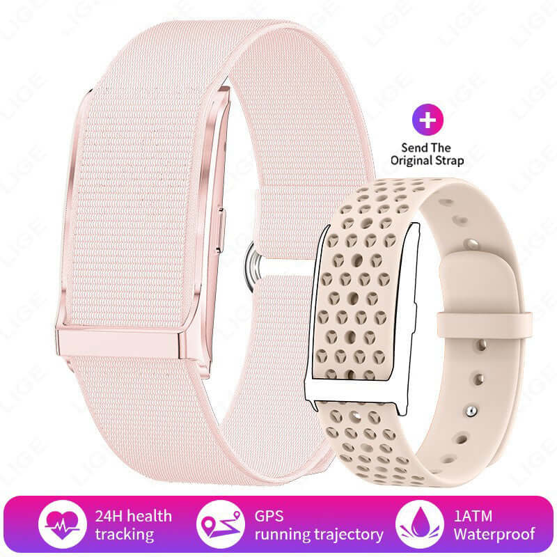 Chic Design Smart Watch - Health Monitoring Screenless Design, Ultra Long Battery Life, Smart Voice Assistant