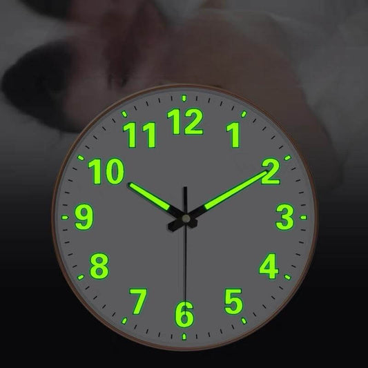 Darkness & Light Driven Illuminating Wall Clock - Creative Nordic Styling, Great Nightlight !💡