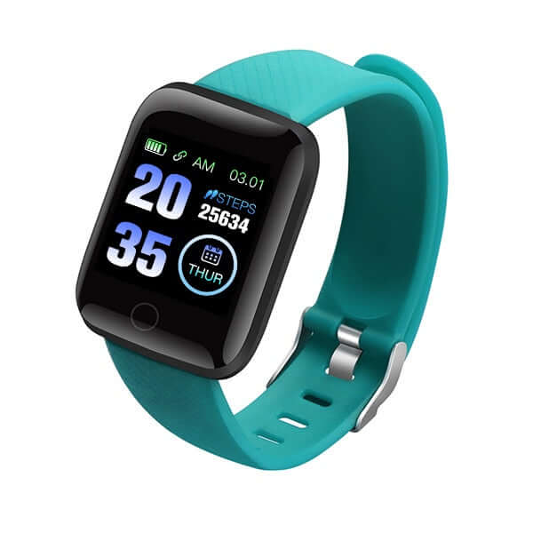 D20 Unisex Waterproof Sport Smartwatch - Large Readable Display - Bluetooth, Heart Rate, Blood Pressure Monitor + More