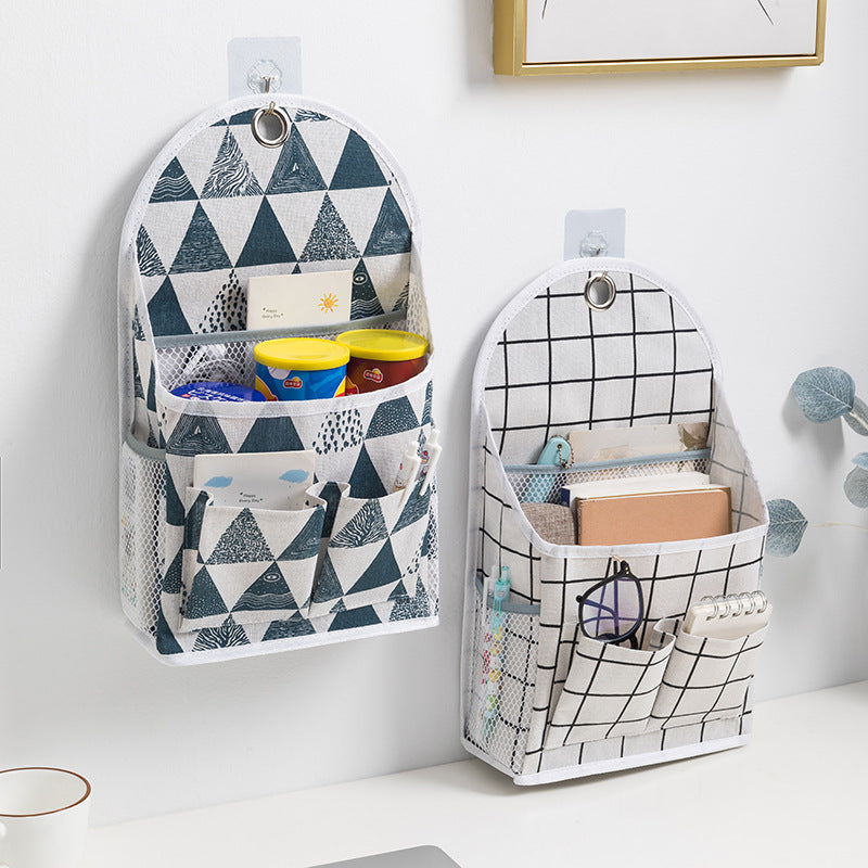 Creative Design Dormitory or Home Wall Hanging Fabric Storage Bag - Durable, High Load Capacity