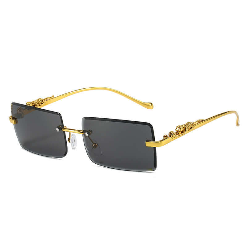 Chic Fashion Trendy Rimless Square Sunglasses 😎 Anti-Glare UV 400 Protection