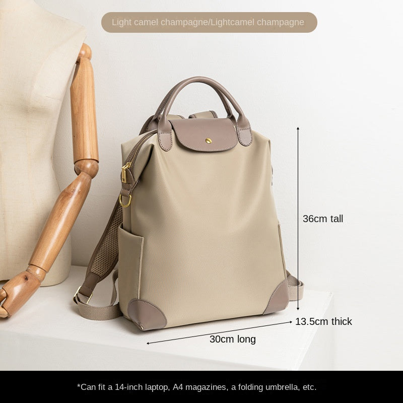 Stylish Top-Quality Nylon Backpack 🎒 Large Capacity, Lightweight, Durable for Business Travel & Daily Commute