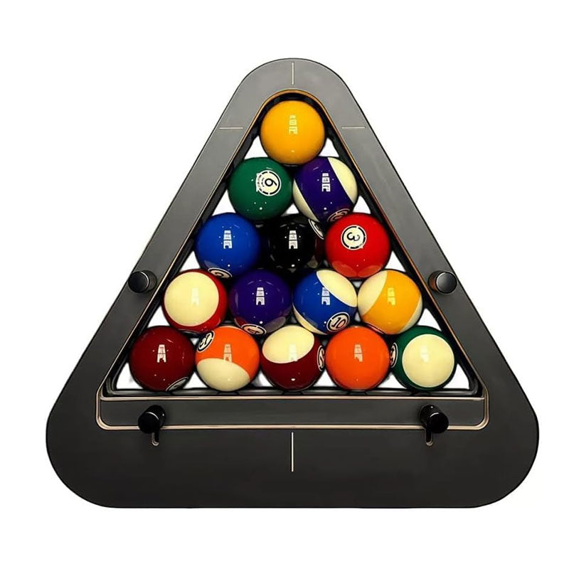 Professional Billiard Ball Rack - Tournament-Quality with Zero-Gap Precision Solid Wood 8-Ball & 9-Ball Pool Rack