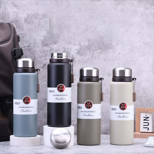 Chic Fashion Sports - Business Thermal Bottle - Vacuum Insulated Large Capacity w/ Insulated Handle